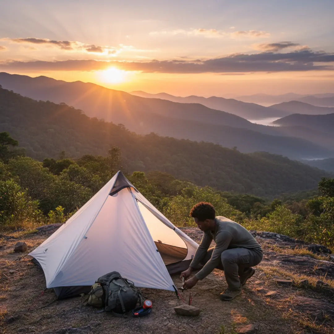 Barraca Ultraleve 3000 mm 1 Pessoa 4 Estações Creed Gray