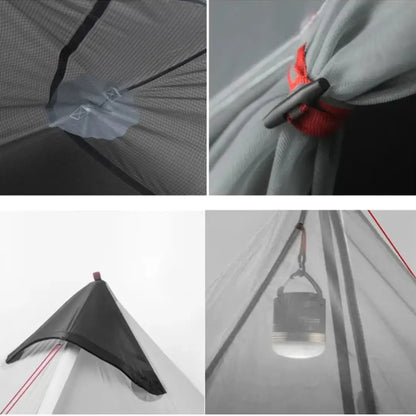 Barraca Ultraleve 3000 mm 1 Pessoa 4 Estações Creed Gray