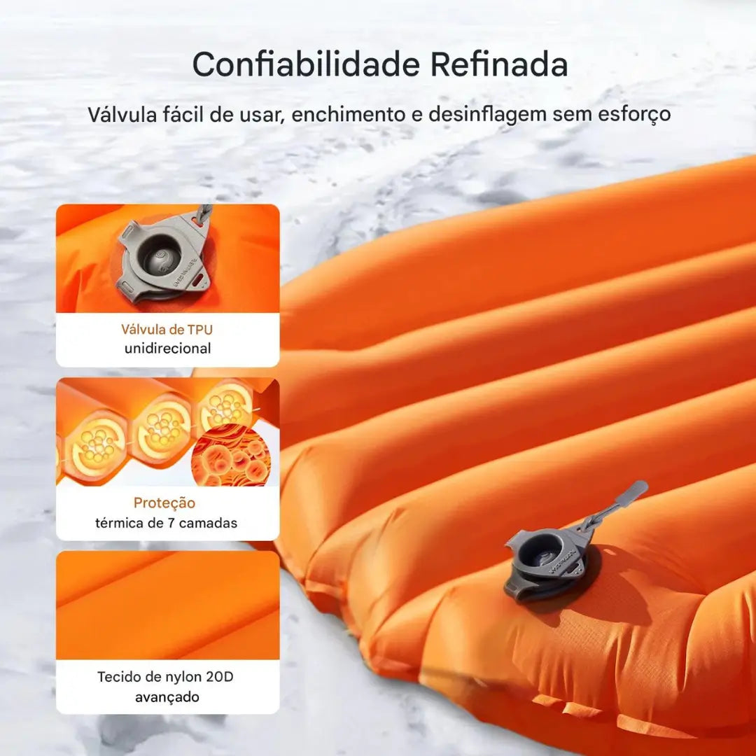 Isolante Térmico Inflável 4 Estações R 5.6 Flextail Plus