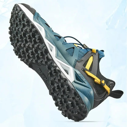 Tênis Trekking Impermeável Unissex Leopard Navy Blue