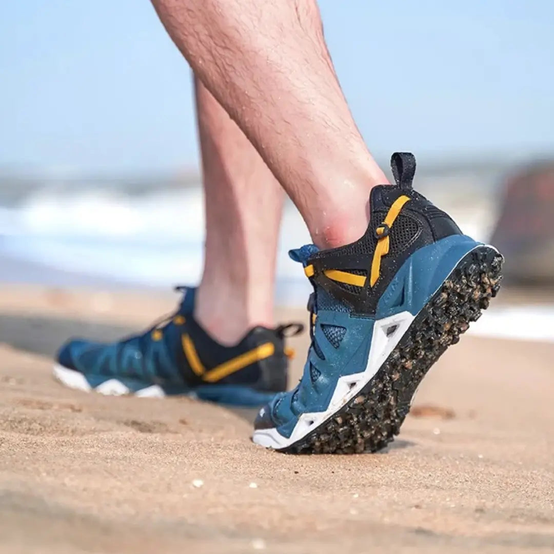 Tênis Trekking Impermeável Unissex Leopard Navy Blue