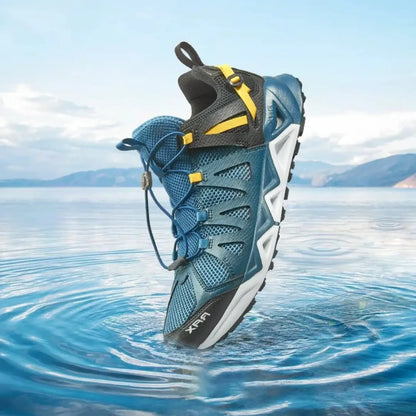 Tênis Trekking Impermeável Unissex Leopard Navy Blue