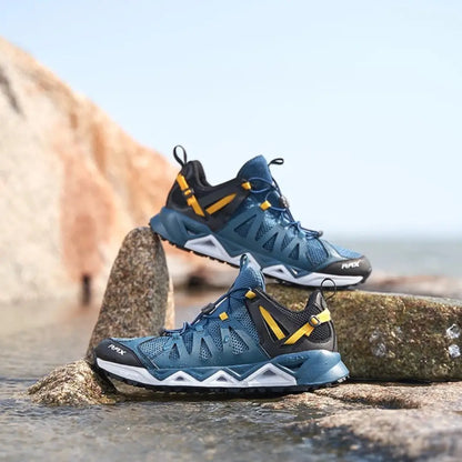 Tênis Trekking Impermeável Unissex Leopard Navy Blue